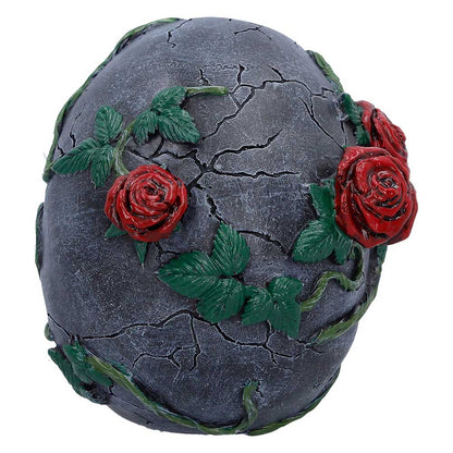 Twilight Bloom Gothic Skull Figurine 15.6cm 3