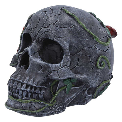 Twilight Bloom Gothic Skull Figurine 15.6cm 4