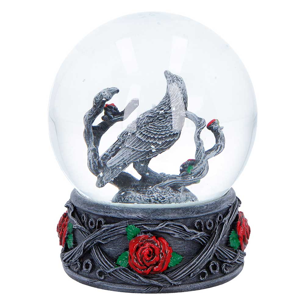 Twilight Bloom Snow Globe 12.5cm 3