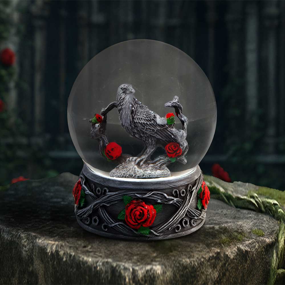 Twilight Bloom Snow Globe 12.5cm 7