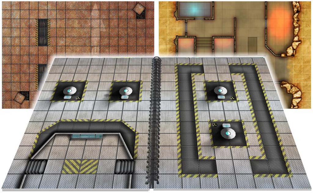The Big Book of Sci-Fi Battle Mats for Tabletop RPGs