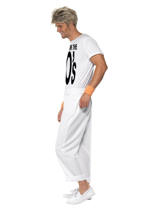 Made In 80s Costume Adult White Top Trousers 2