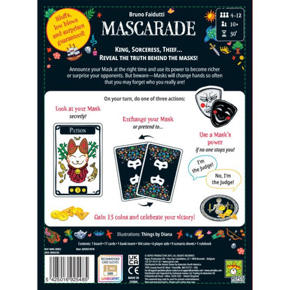 Mascarade 2nd Edition Card Game