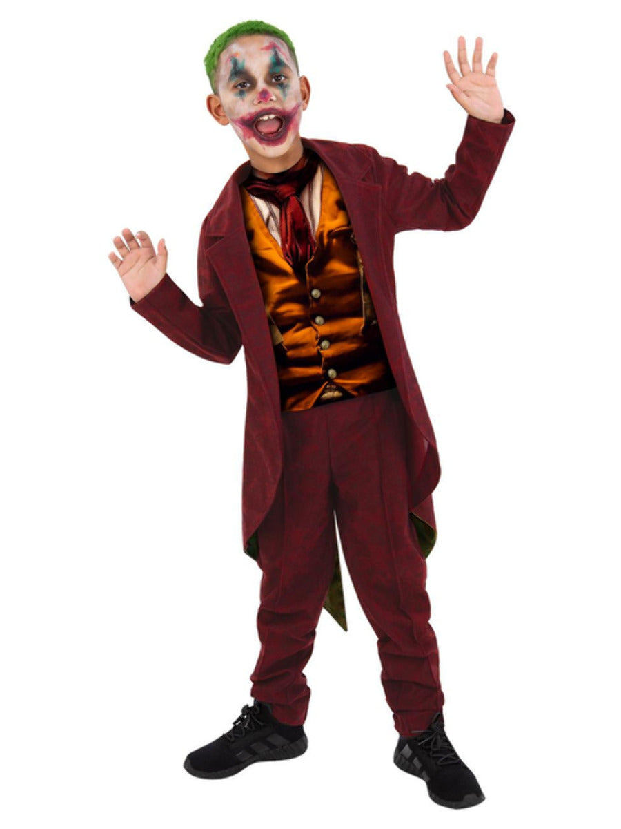 Modern Trickster Costume Joker Clown Suit for Boys 2