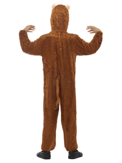 Monkey Costume Kids Brown Jumpsuit with Hood 4