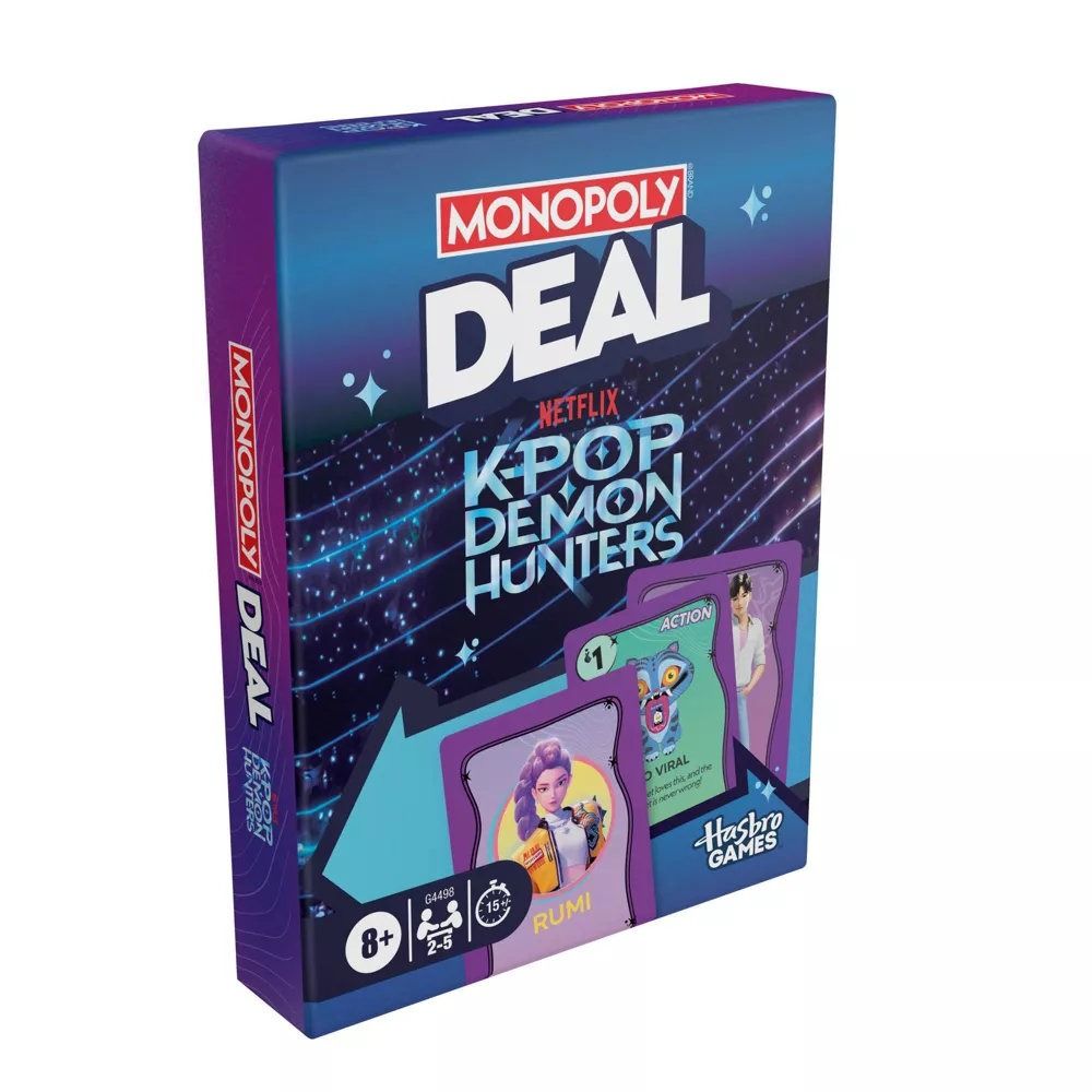 Monopoly Deal Kpop Demon Hunters Board Game