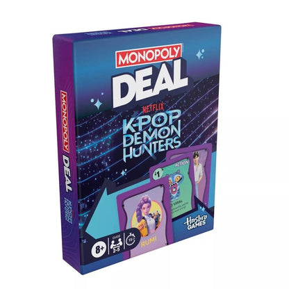 Monopoly Deal Kpop Demon Hunters Board Game