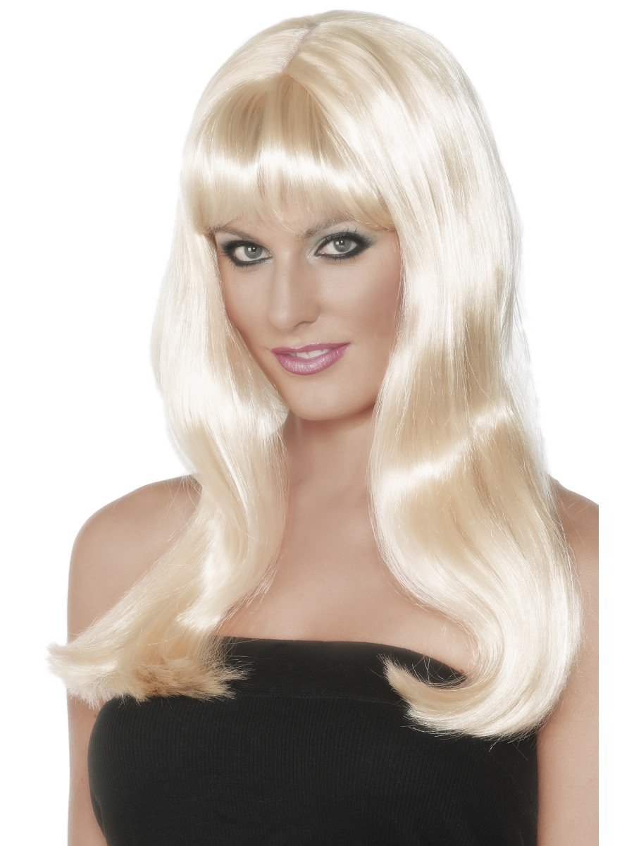 Mystique Wig Long Blonde with Fringe