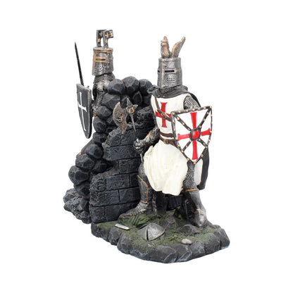 The Duel Bookends Historical Crusader Ornament Figurines 19cm 2