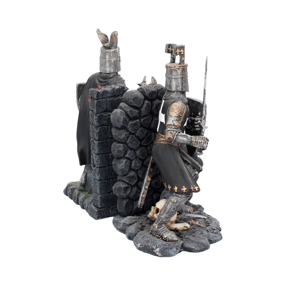 The Duel Bookends Historical Crusader Ornament Figurines 19cm 5