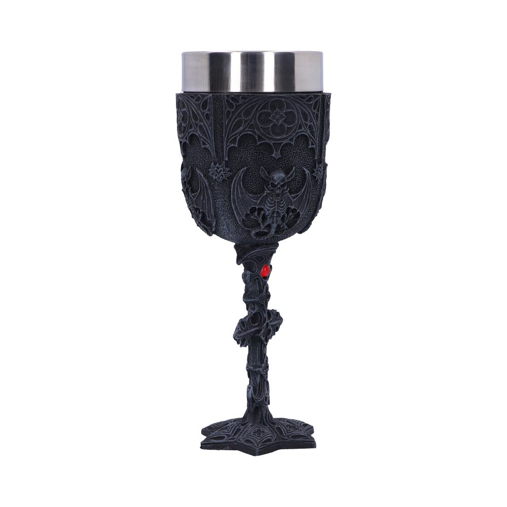 Vampires Goblet Gothic Horror Bat Wine Glass 18.8cm 4