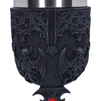 Vampires Goblet Gothic Horror Bat Wine Glass 18.8cm 5