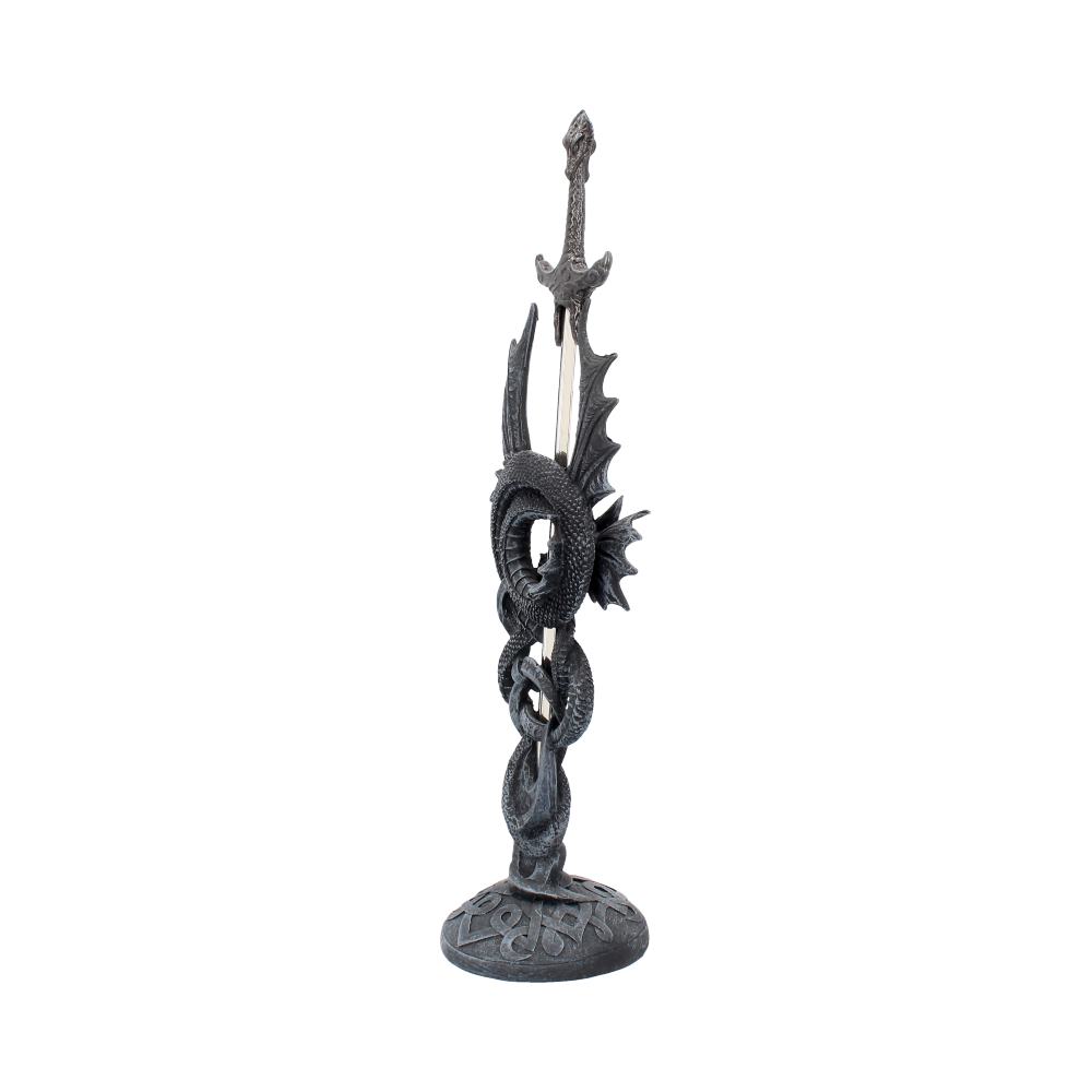 Celtic Realm Letter Opener Black Dragon Sword 30cm 5
