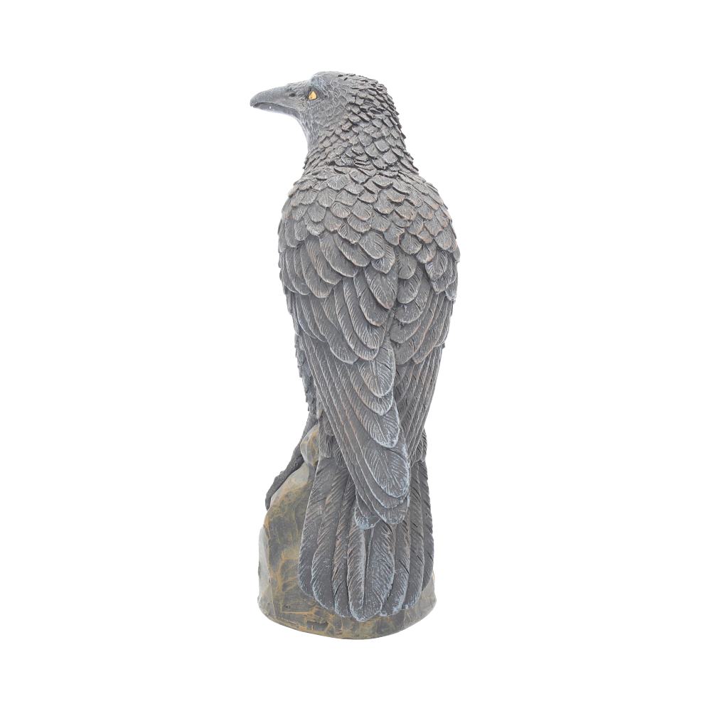 Ravens Rest Figurine Gothic Bird Ornament 16cm Polyresin Statue 3