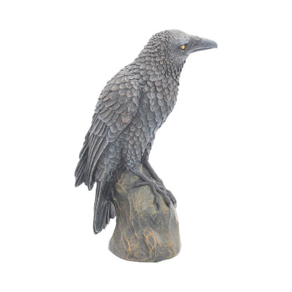 Ravens Rest Figurine Gothic Bird Ornament 16cm Polyresin Statue 5