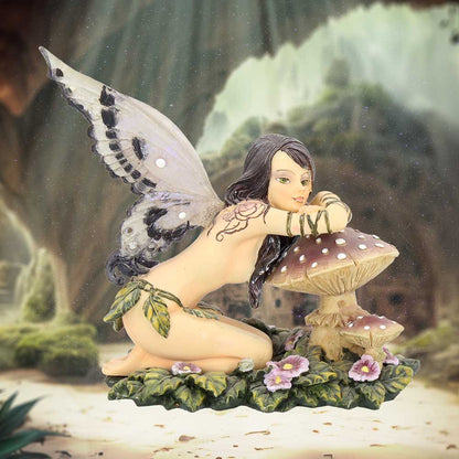 Small Toadstool Fairy Figure Serena 13cm 7