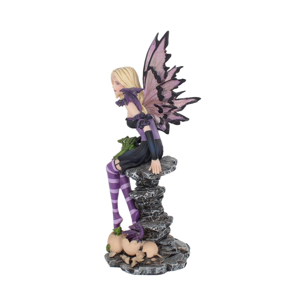 Amethyst and Hatchlings Purple Fairy Baby Dragon Figurine 25.5cm 2