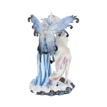 Comfort Ice Fairy and White Unicorn Figurine 21.5cm 3