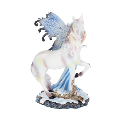 Comfort Ice Fairy and White Unicorn Figurine 21.5cm 5