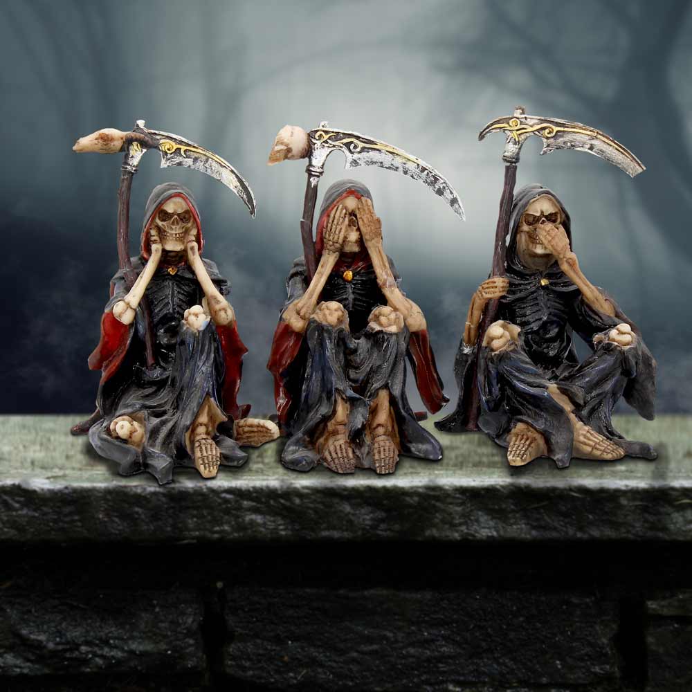 Something Wicked Three Wise Reaper Figurines 9.5cm 7
