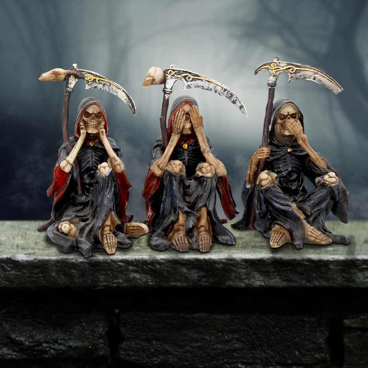 Something Wicked Three Wise Reaper Figurines 9.5cm 7