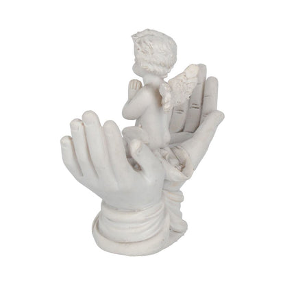 Raised To Heaven Cherub Figurine 11cm 3
