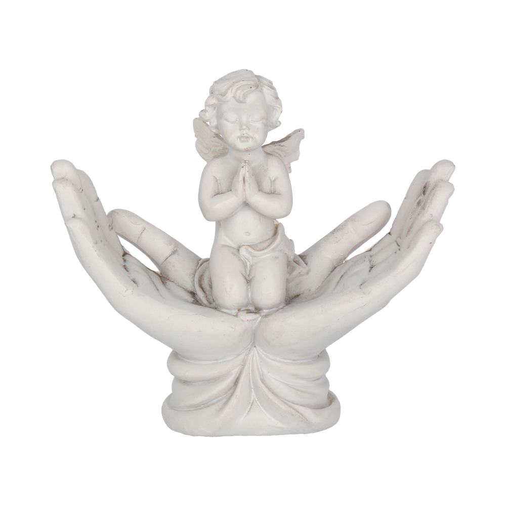 Raised To Heaven Cherub Figurine 11cm 1