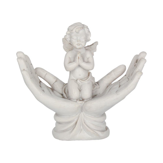 Raised To Heaven Cherub Figurine 11cm 1