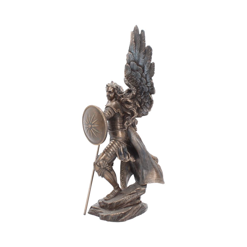 Bronzed Archangel Raphael Religious Warrior 35cm 3