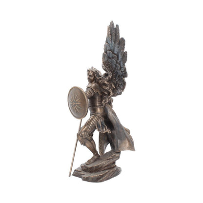 Bronzed Archangel Raphael Religious Warrior 35cm 3