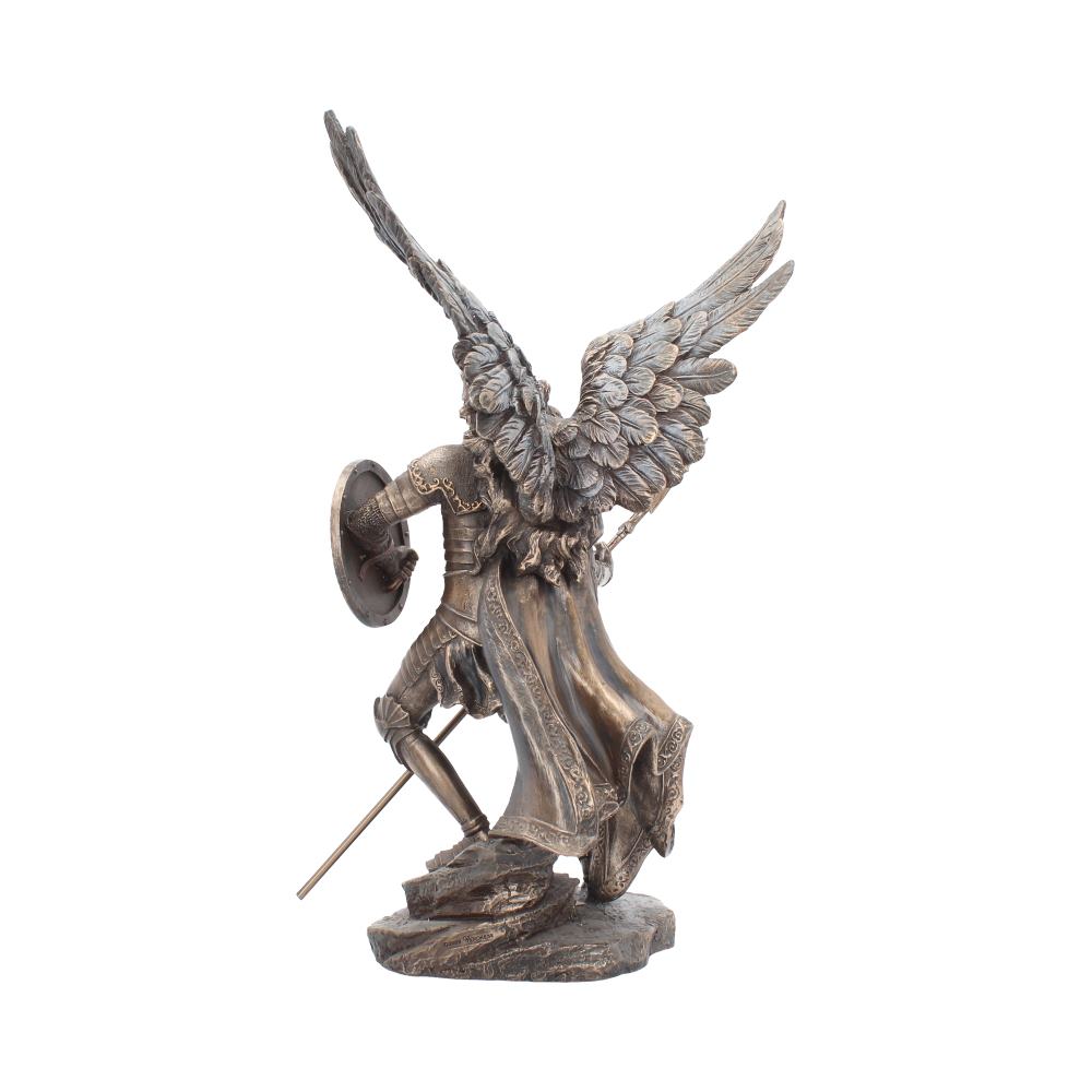 Bronzed Archangel Raphael Religious Warrior 35cm 4