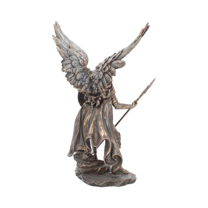 Bronzed Archangel Raphael Religious Warrior 35cm 5