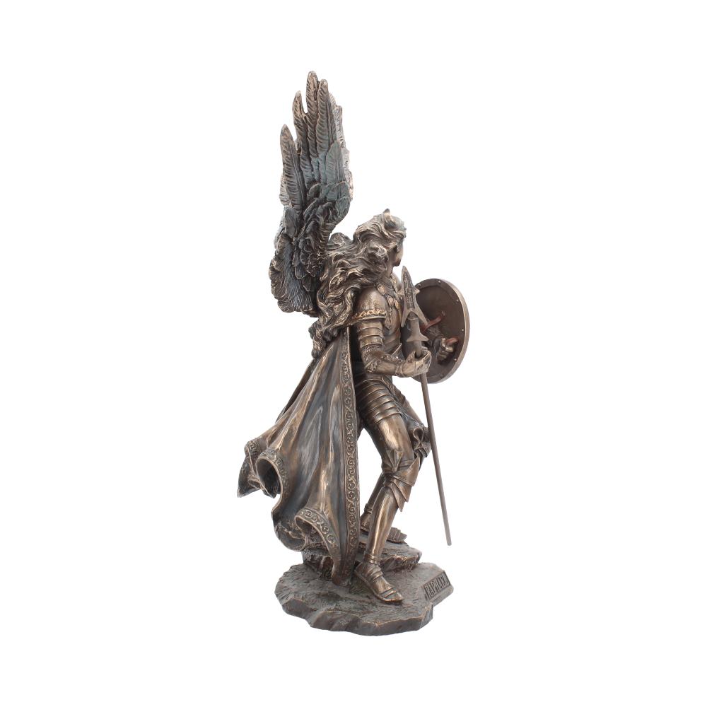 Bronzed Archangel Raphael Religious Warrior 35cm 6