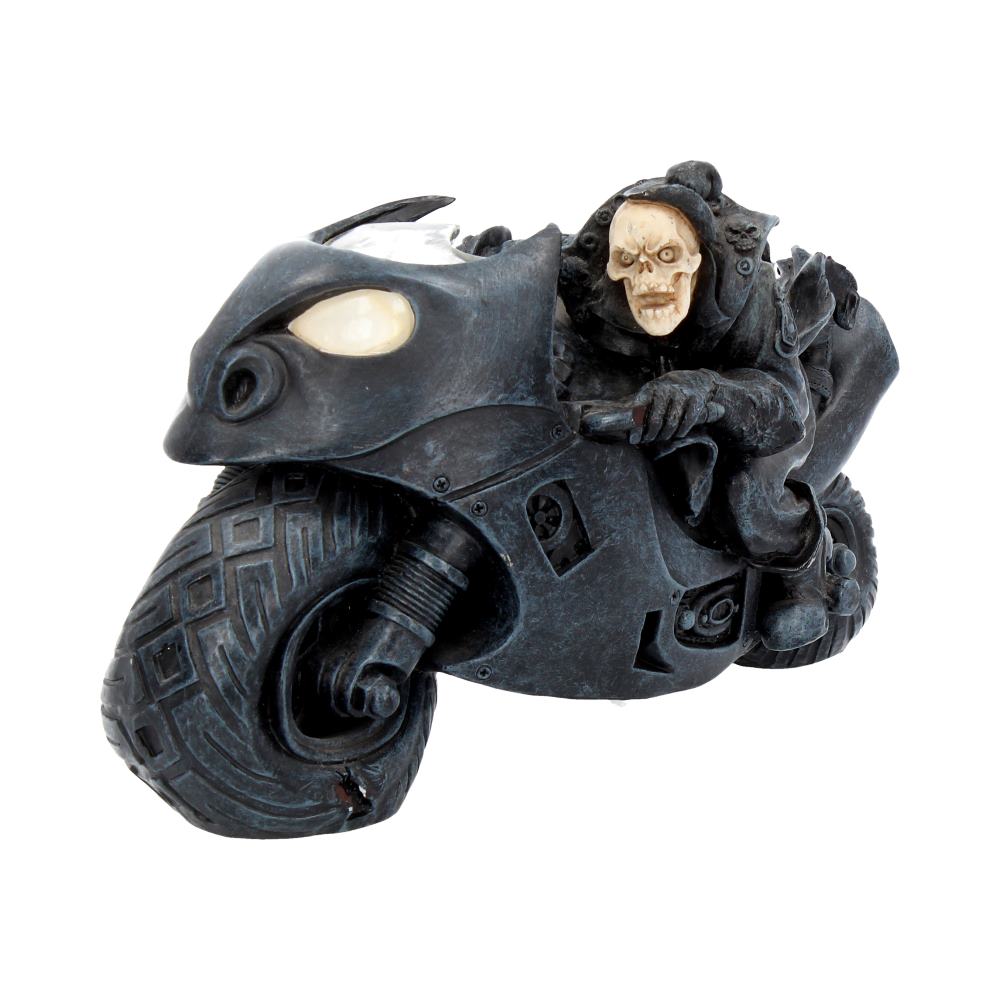 Speed Freak Skeleton Motorbike Figurine 19.5cm 1
