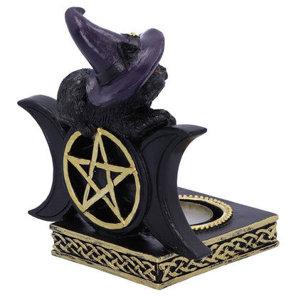 Black Magic Cat Tea Light Holder 11.2cm 3