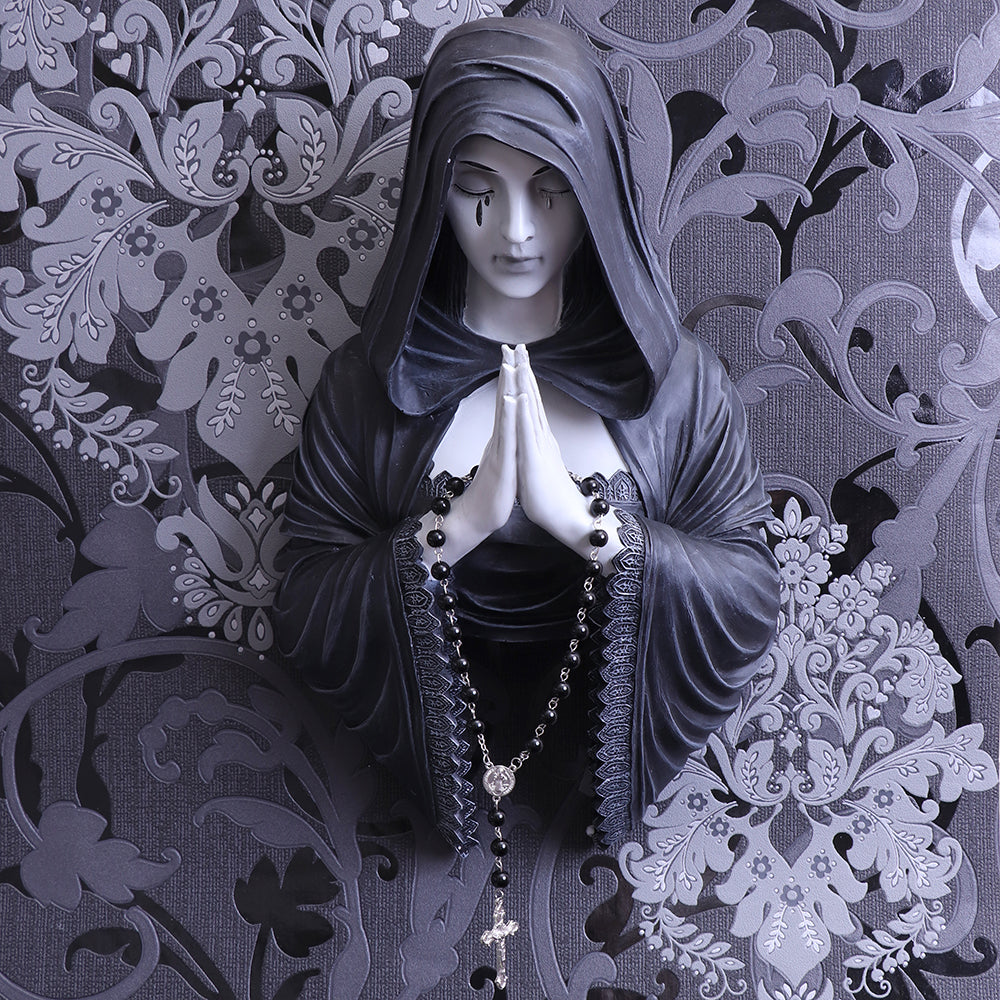 Gothic Prayer Wall Plaque Designed By Anne Stokes 39cm 7