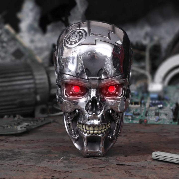 T800 Terminator Head Wall Mounted Plaque T-800 23cm 7