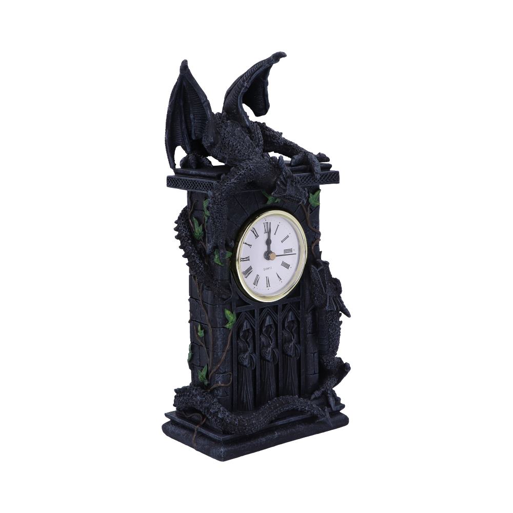Duelling Dragons Clock Dragon Ivy Mantel 26cm 3