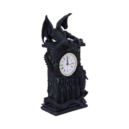 Duelling Dragons Clock Dragon Ivy Mantel 26cm 3