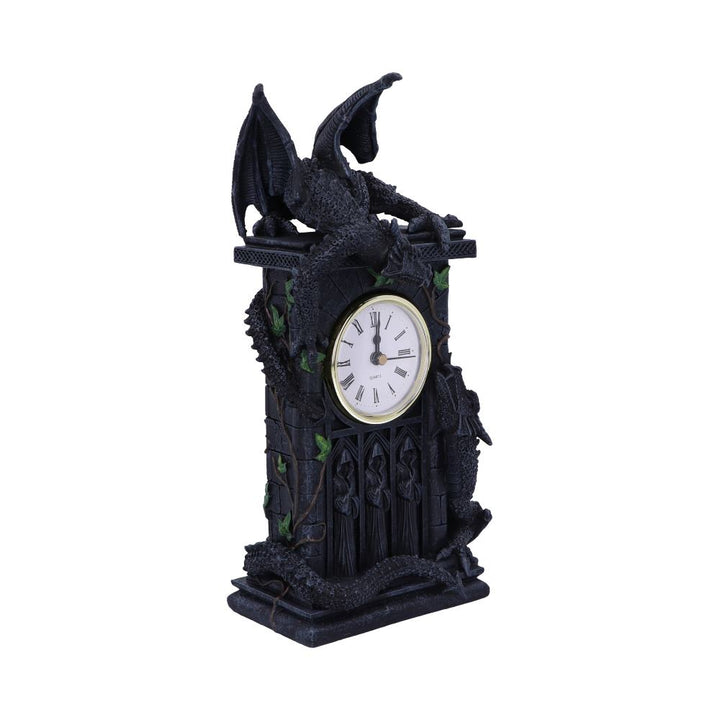 Duelling Dragons Clock Dragon Ivy Mantel 26cm 3
