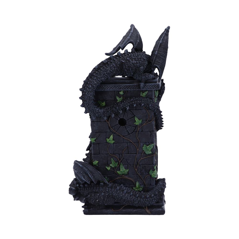 Duelling Dragons Clock Dragon Ivy Mantel 26cm 4