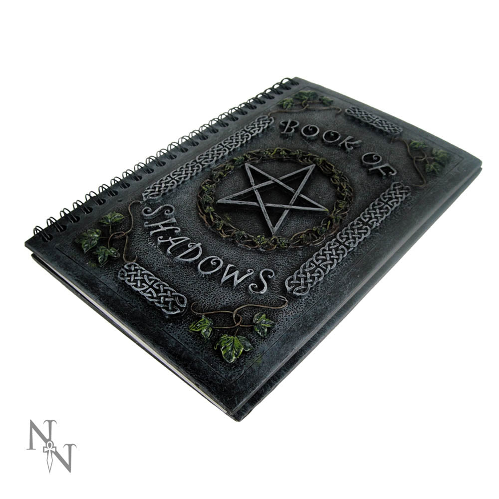 Ivy Book Of Shadows Journal With Pentagram Resin Cover 22cm 1