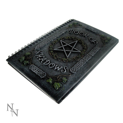 Ivy Book Of Shadows Journal With Pentagram Resin Cover 22cm 1