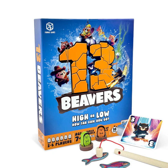 13 Beavers Family Board Game Ages 7+ 2-6 Players 9
