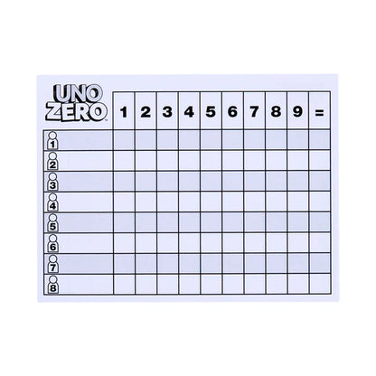UNO Zero Card Game