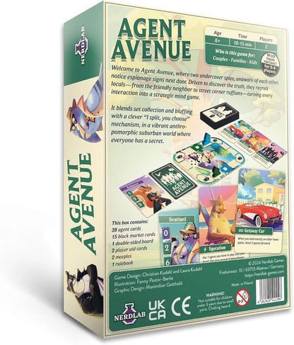 Agent Avenue Board Game