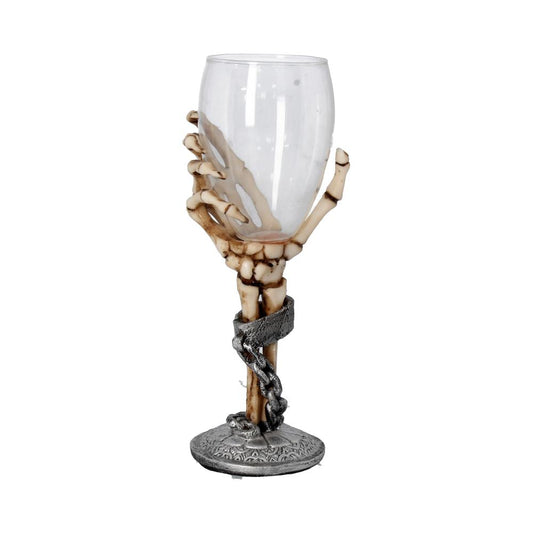Claw Skeleton Hand Wine Glass Goblet 21cm 2