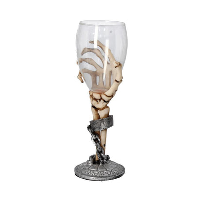 Claw Skeleton Hand Wine Glass Goblet 21cm 3
