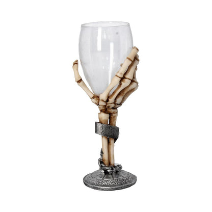 Claw Skeleton Hand Wine Glass Goblet 21cm 5
