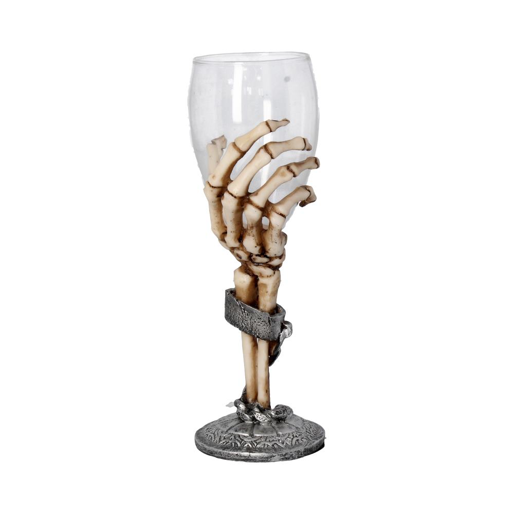 Claw Skeleton Hand Wine Glass Goblet 21cm 6